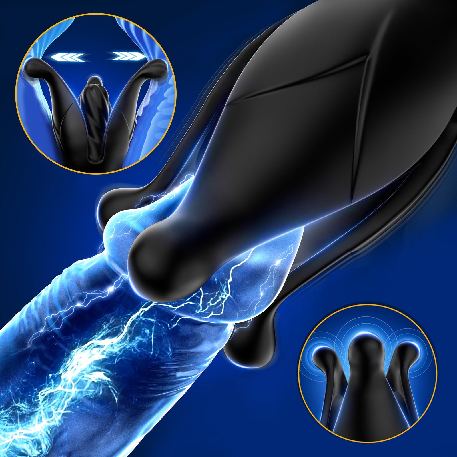 TaRiss's アナルバイブ バイブレータ アナル拡張 リモコン付き 9段階振動モードと9種類の拡張モード 磁石吸引で充電 シリコン - TaRiss's