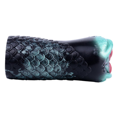 TaRiss's ブラックマンバ オナホール オナホ ペニス刺激 アナルプラグ 凹凸あり 貫通式 多種用途 液体シリコン - TaRiss's