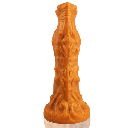 TaRiss's アナルプラグ Gスポット刺激 アナル開発 凹凸付き 2層構造 吸盤付き 液体シリコン ゴールド 「しもつき」 - TaRiss's