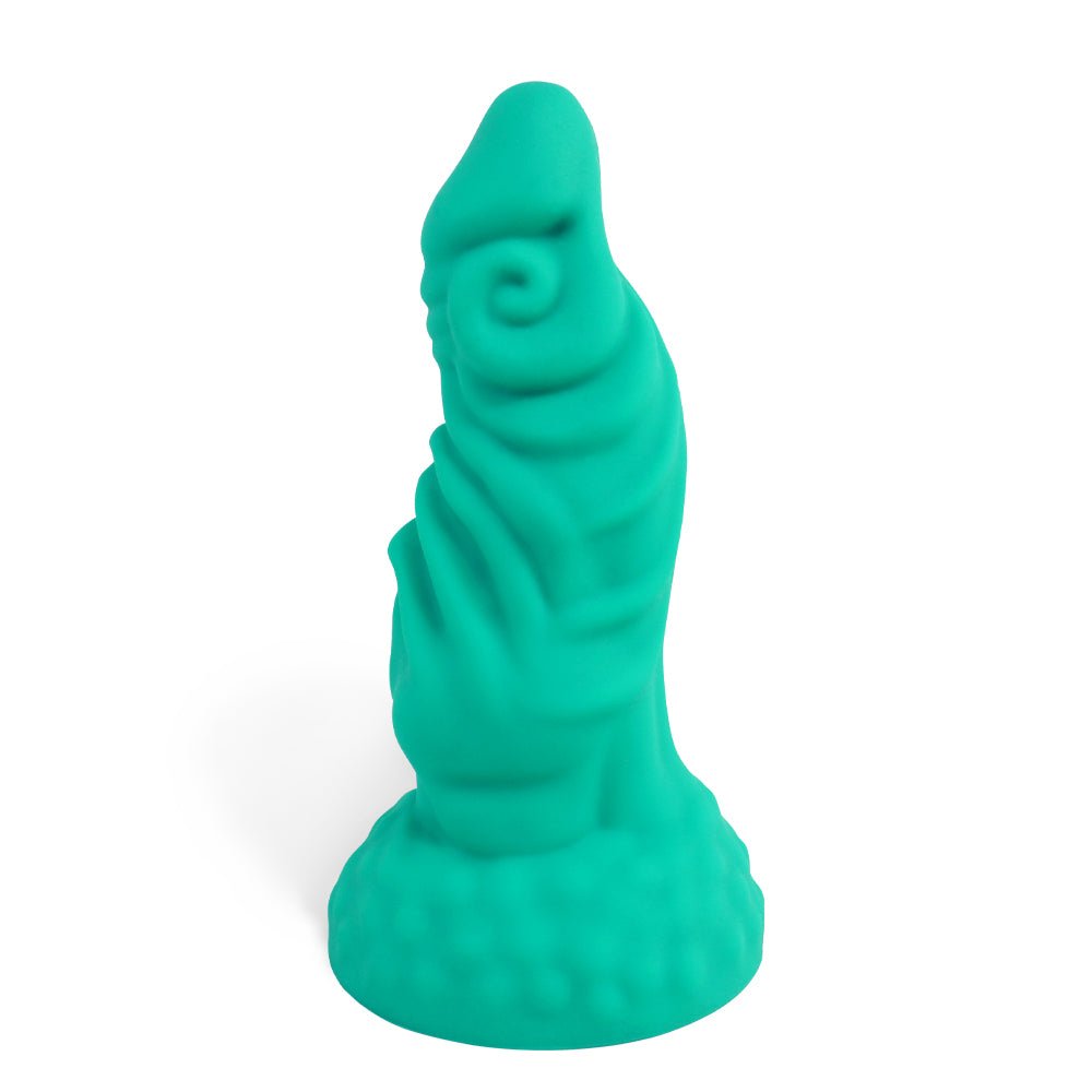 TaRiss's バフォメット アナルプラグ アナル開発 Gスポット刺激 イボ付き 凹凸あり 吸盤付き シリコン グリーン 23,7cmx7.4cm - TaRiss's