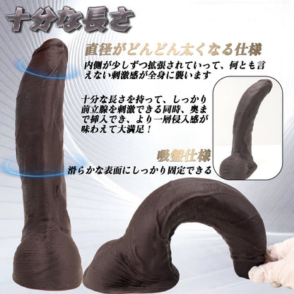 TaRiss's ディルド アナル開発 Gスポット刺激 強力な吸盤 液体シリコン - TaRiss's