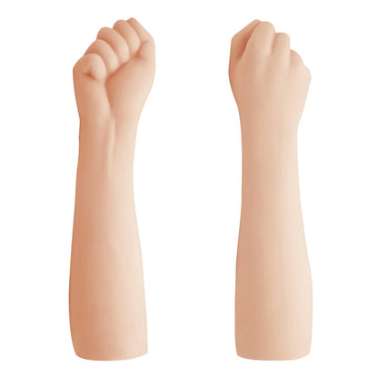 TaRiss's 拳 アナルプラグ 拳から肘まで 台座なし TPR 肌色 88mmx360mm - TaRiss's
