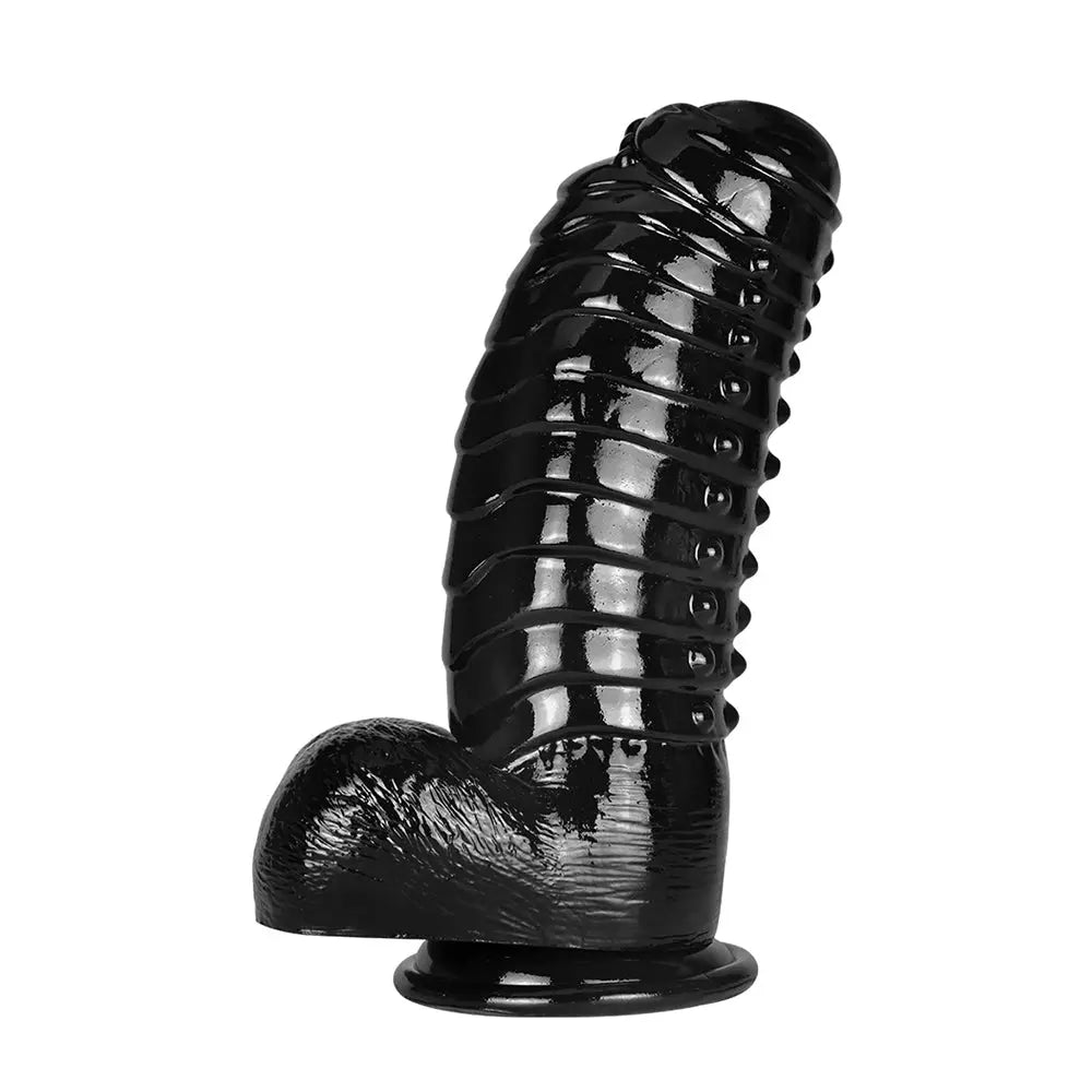 MAPARON ビッグマック アナルプラグ PVC ブラック 9.8cmx30cm - TaRiss's