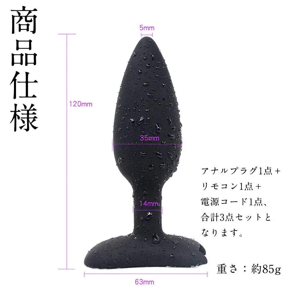 TaRiss's 3点セット 低周波マッサージ 電撃アナルプラグ - TaRiss's