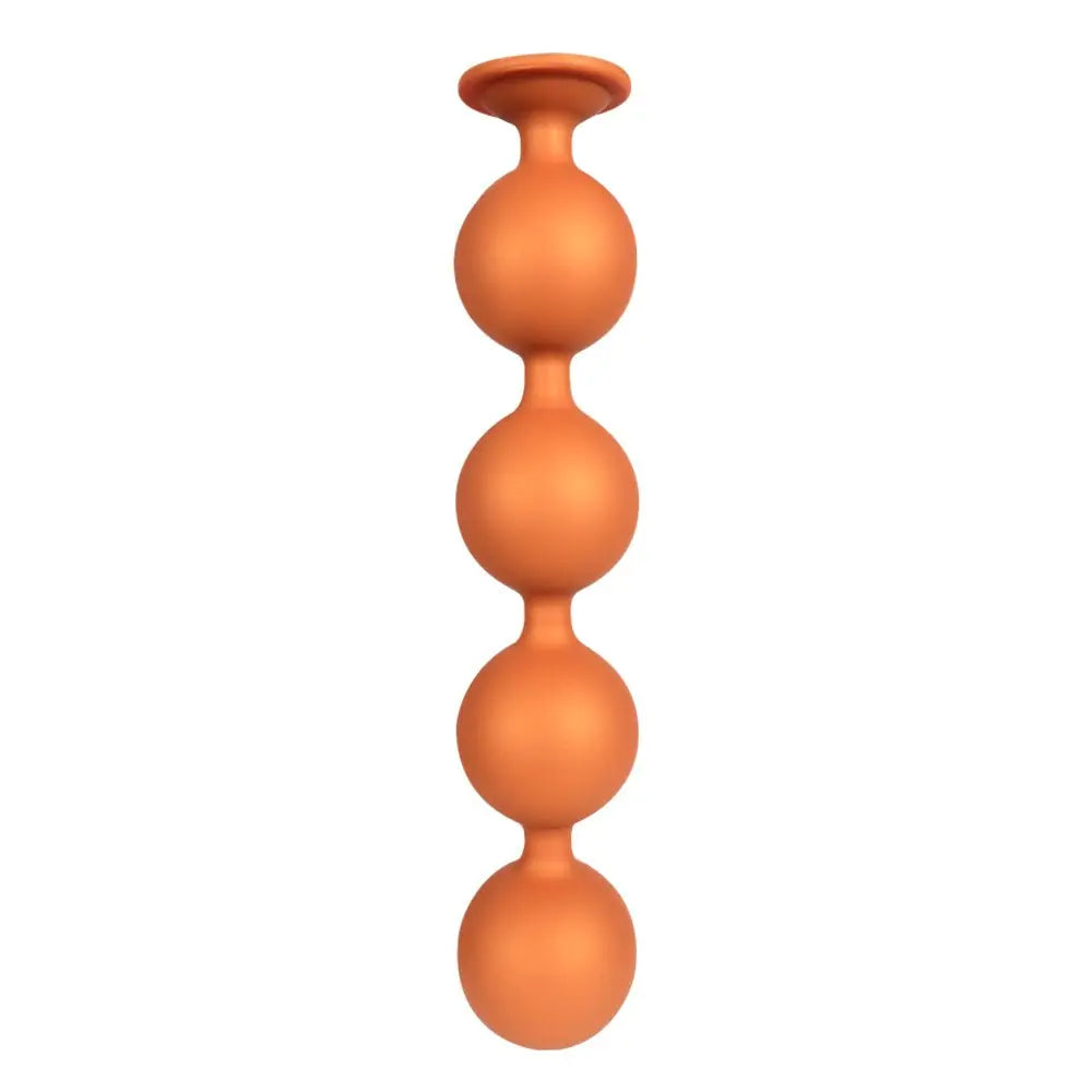 TaRiss's ギョク アナルビーズ 4ビーズ アナルプラグ アナル開発 シリコン ローズゴールド 9cmx45cm - TaRiss's