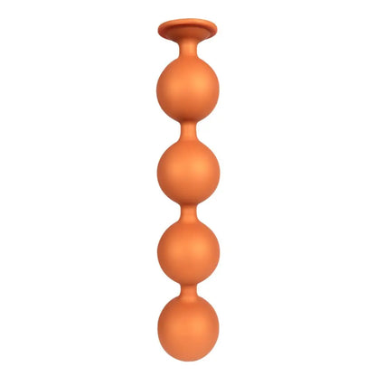 TaRiss's ギョク アナルビーズ 4ビーズ アナルプラグ アナル開発 シリコン ローズゴールド 9cmx45cm - TaRiss's