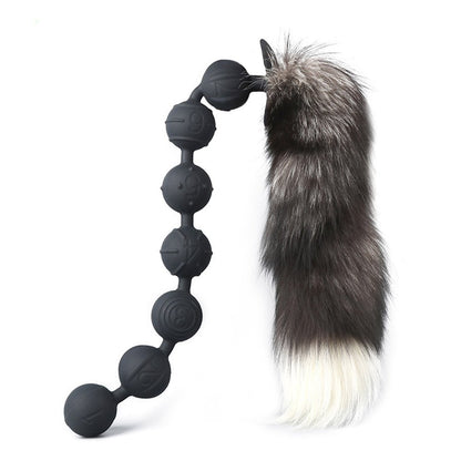 MAPARON 2点セット アナルビーズ アナル尻尾 - TaRiss's