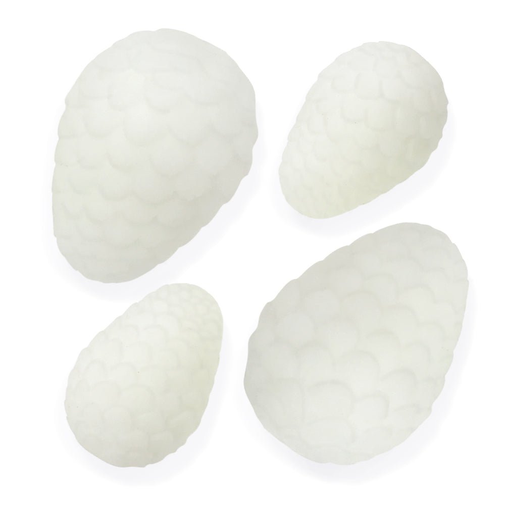 MAPARON 敖閏 4点セット アナルピーズ アナル玉 アナル開発 凹凸あり 卵形 夜光 - TaRiss's