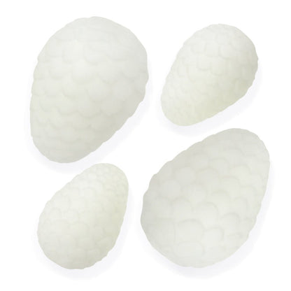 MAPARON 敖閏 4点セット アナルピーズ アナル玉 アナル開発 凹凸あり 卵形 夜光 - TaRiss's