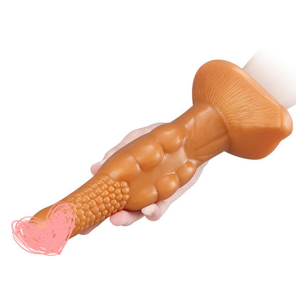 MAPARON アナルプラグ イボ付き 吸盤付き 凹凸あり シリコン 5.3cmx22cm - TaRiss's