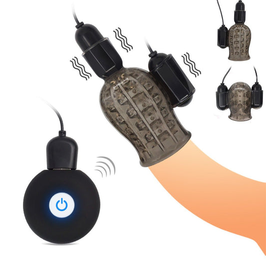 TaRiss's ペニスリング 亀頭責め 亀頭マッサージ ダブルローター - TaRiss's