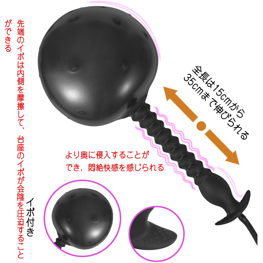 TaRiss's インフレート式アナルプラグ アナル拡張 空気注入式 - TaRiss's
